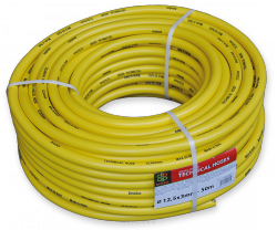Wąż techniczny BK / YL 17BAR 12,5*3mm (żółty) 